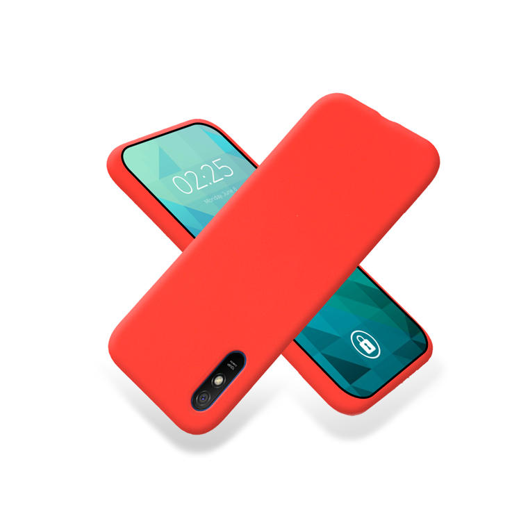 ETUI GUMA SMOOTH NA TELEFON  XIAOMI REDMI 9A / REDMI 9AT CZERWONY