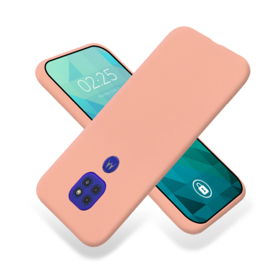 ETUI GUMA SMOOTH NA TELEFON  MOTOROLA MOTO G9 / G9 PLAY / E7 PLUS ŁOSOSIOWY