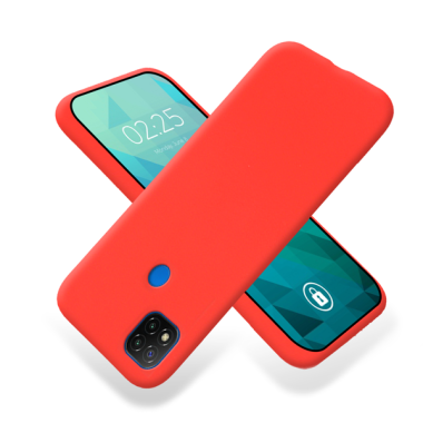 ETUI GUMA SMOOTH NA TELEFON  XIAOMI REDMI 9C CZERWONY