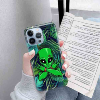 ETUI CLEAR NA TELEFON APPLE IPHONE 13 PRO 6.1 ST_ALIEN-2021-1-103"