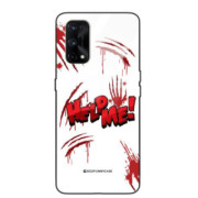 ETUI BLACK CASE GLASS NA TELEFON REALME X7 PRO ST_TEK-100 WIELOKOLOROWE