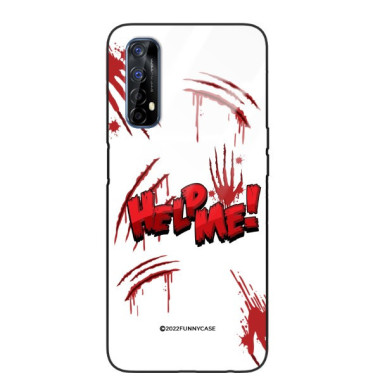 ETUI BLACK CASE GLASS NA TELEFON REALME 7 ST_TEK-100 WIELOKOLOROWE