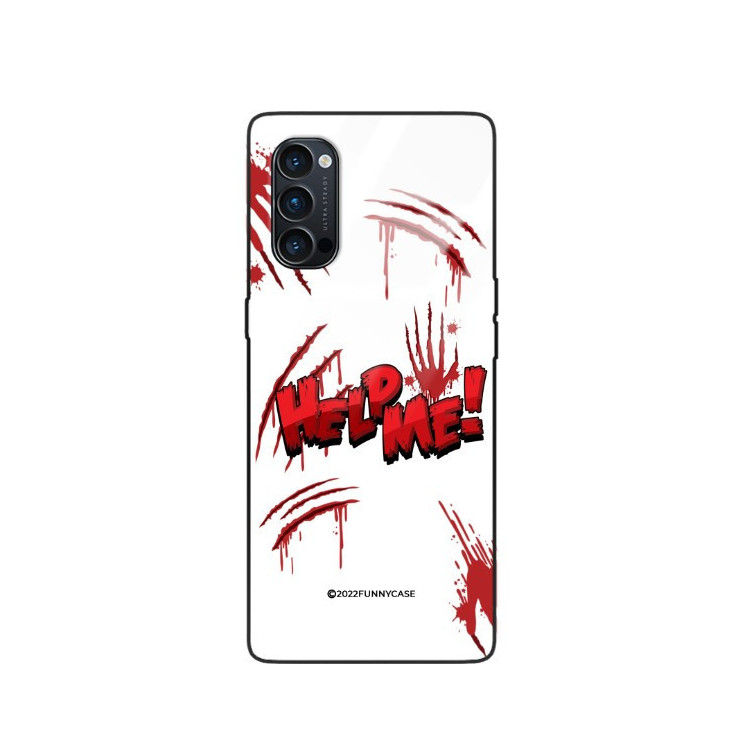 ETUI BLACK CASE GLASS NA TELEFON OPPO RENO 4 PRO ST_TEK-100 WIELOKOLOROWE