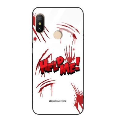 ETUI BLACK CASE GLASS NA TELEFON XIAOMI REDMI 6 PRO / MI A2 LITE ST_TEK-100 WIELOKOLOROWE