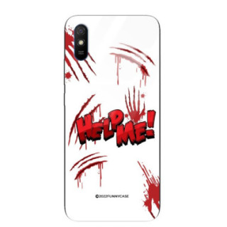 ETUI BLACK CASE GLASS NA TELEFON XIAOMI REDMI 9A ST_TEK-100 WIELOKOLOROWE