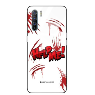 ETUI BLACK CASE GLASS NA TELEFON OPPO RENO 3 / OPPO A91 ST_TEK-100 WIELOKOLOROWE