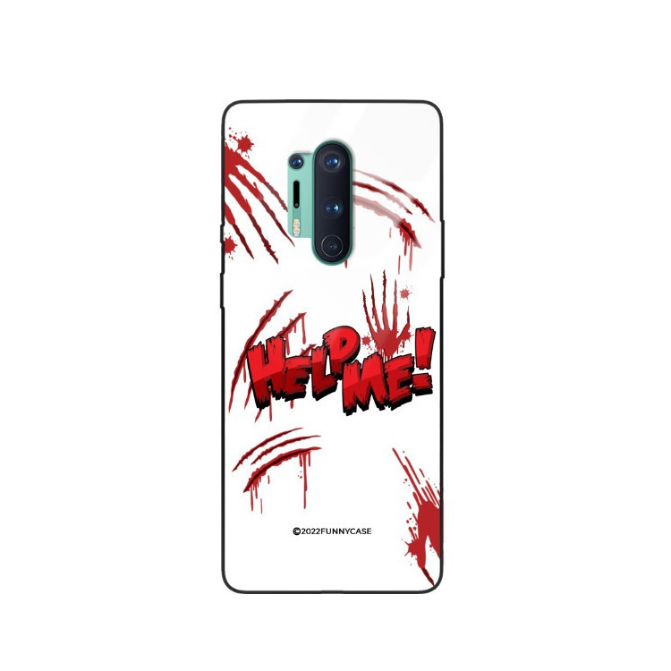 ETUI BLACK CASE GLASS NA TELEFON ONEPLUS 8 PRO ST_TEK-100 WIELOKOLOROWE