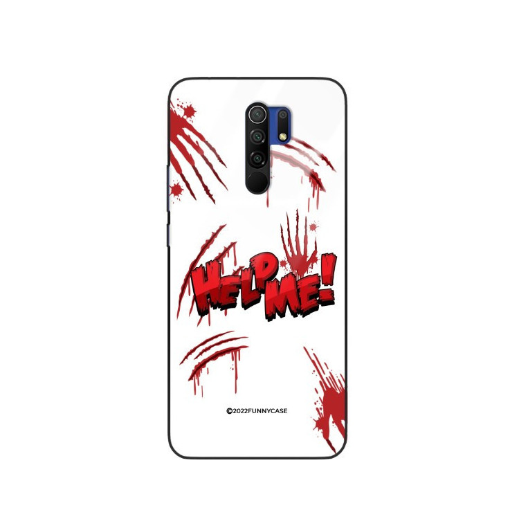 ETUI BLACK CASE GLASS NA TELEFON XIAOMI REDMI 9 ST_TEK-100 WIELOKOLOROWE