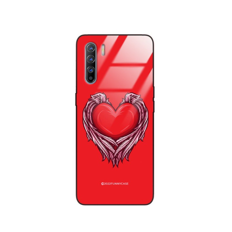 ETUI BLACK CASE GLASS NA TELEFON OPPO RENO 3 / OPPO A91 ST_TEK-101 WIELOKOLOROWE