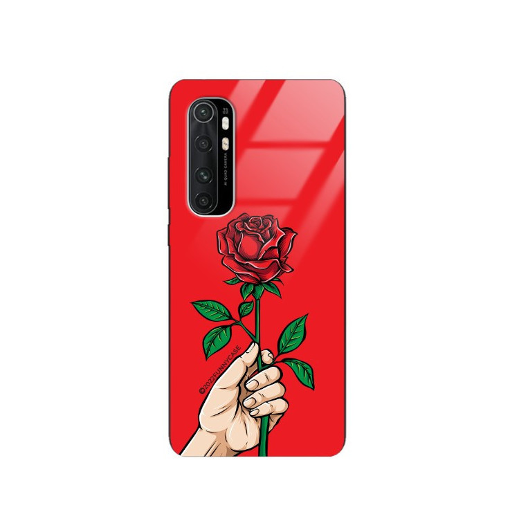 ETUI BLACK CASE GLASS NA TELEFON XIAOMI Mi NOTE 10 LITE ST_TEK-102 WIELOKOLOROWE