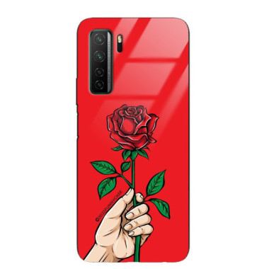 ETUI BLACK CASE GLASS NA TELEFON HUAWEI NOVA 7 SE ST_TEK-102 WIELOKOLOROWE