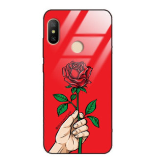 ETUI BLACK CASE GLASS NA TELEFON XIAOMI REDMI 6 PRO / MI A2 LITE ST_TEK-102 WIELOKOLOROWE