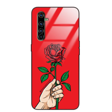 ETUI BLACK CASE GLASS NA TELEFON REALME X50 PRO ST_TEK-102 WIELOKOLOROWE