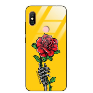 ETUI BLACK CASE GLASS NA TELEFON XIAOMI REDMI NOTE 6 / 6 PRO ST_TEK-105 WIELOKOLOROWE