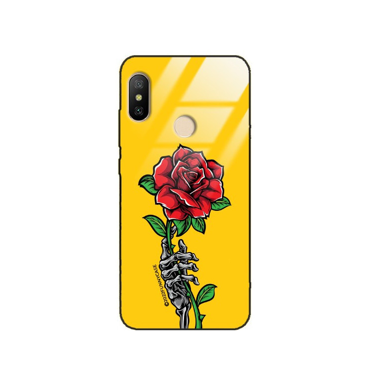 ETUI BLACK CASE GLASS NA TELEFON XIAOMI REDMI 6 PRO / MI A2 LITE ST_TEK-105 WIELOKOLOROWE