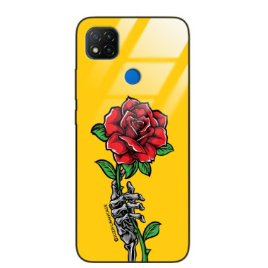 ETUI BLACK CASE GLASS NA TELEFON XIAOMI REDMI 9C ST_TEK-105 WIELOKOLOROWE