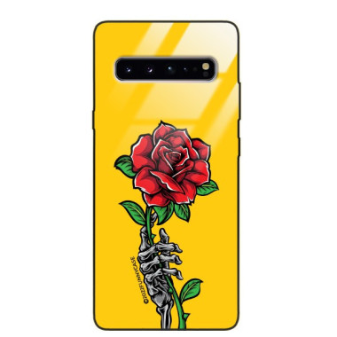 ETUI BLACK CASE GLASS NA TELEFON SAMSUNG GALAXY S10 5G ST_TEK-105 WIELOKOLOROWE