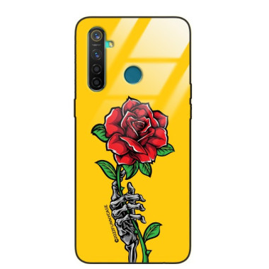 ETUI BLACK CASE GLASS NA TELEFON REALME 5 ST_TEK-105 WIELOKOLOROWE