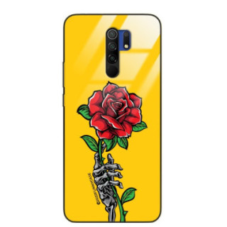 ETUI BLACK CASE GLASS NA TELEFON XIAOMI REDMI 9 ST_TEK-105 WIELOKOLOROWE