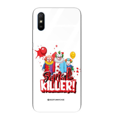 ETUI BLACK CASE GLASS NA TELEFON XIAOMI REDMI 9A ST_TEK-106 WIELOKOLOROWE