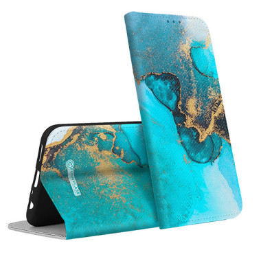 ETUI BOOK MAGNET NA TELEFON OPPO A15S MARMUR ST_O1-100