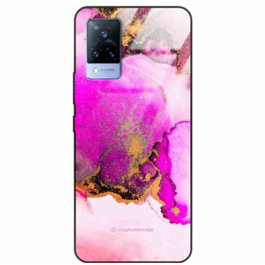 ETUI BLACK CASE GLASS NA TELEFON VIVO V21 / V21 5G ST_UMA-100 WIELOKOLOROWE