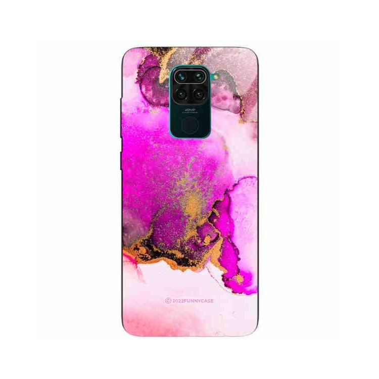 ETUI BLACK CASE GLASS NA TELEFON XIAOMI REDMI NOTE 9 / 10X 4G ST_UMA-100 WIELOKOLOROWE