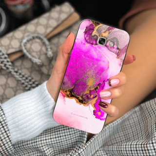 ETUI BLACK CASE GLASS NA TELEFON SAMSUNG GALAXY A5 2017 ST_UMA-100 WIELOKOLOROWE