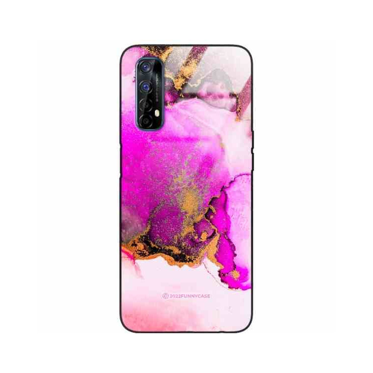 ETUI BLACK CASE GLASS NA TELEFON REALME 7 ST_UMA-100 WIELOKOLOROWE