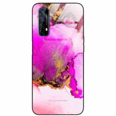 ETUI BLACK CASE GLASS NA TELEFON REALME 7 ST_UMA-100 WIELOKOLOROWE