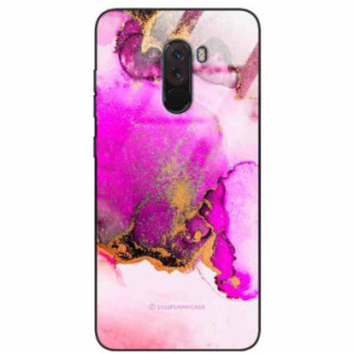 ETUI BLACK CASE GLASS NA TELEFON XIAOMI POCO F1 ST_UMA-100 WIELOKOLOROWE