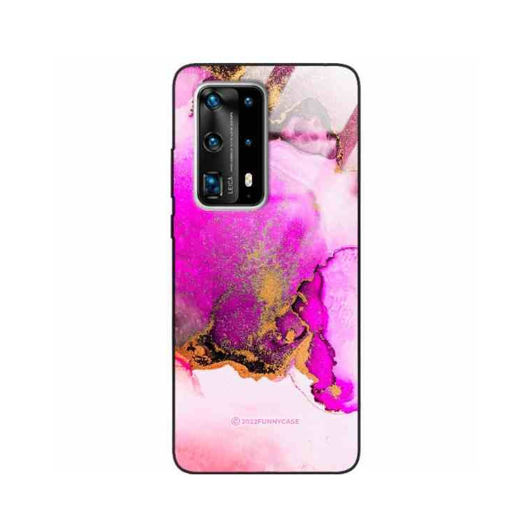 ETUI BLACK CASE GLASS NA TELEFON HUAWEI P40 PRO PLUS ST_UMA-100 WIELOKOLOROWE