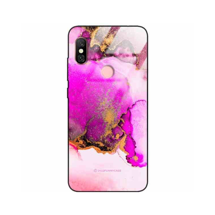 ETUI BLACK CASE GLASS NA TELEFON XIAOMI REDMI NOTE 6 / 6 PRO ST_UMA-100 WIELOKOLOROWE
