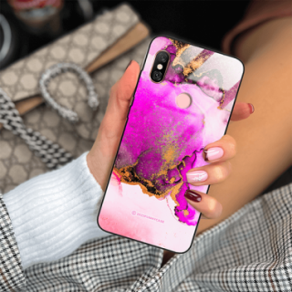 ETUI BLACK CASE GLASS NA TELEFON XIAOMI REDMI NOTE 6 / 6 PRO ST_UMA-100 WIELOKOLOROWE