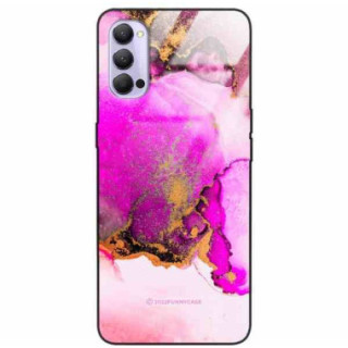 ETUI BLACK CASE GLASS NA TELEFON OPPO RENO 4 ST_UMA-100 WIELOKOLOROWE