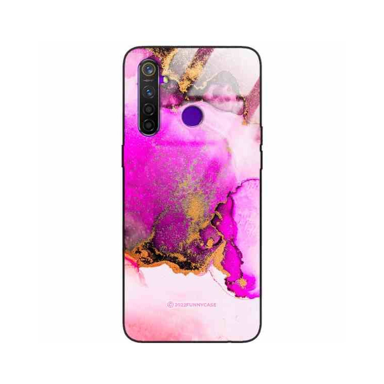 ETUI BLACK CASE GLASS NA TELEFON REALME 5 PRO ST_UMA-100 WIELOKOLOROWE