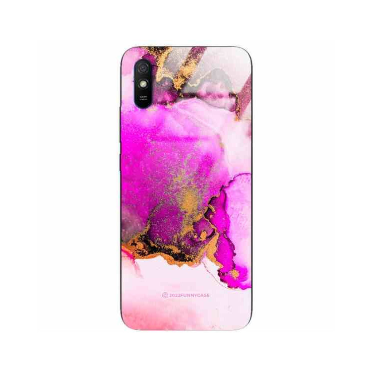 ETUI BLACK CASE GLASS NA TELEFON XIAOMI REDMI 9A ST_UMA-100 WIELOKOLOROWE