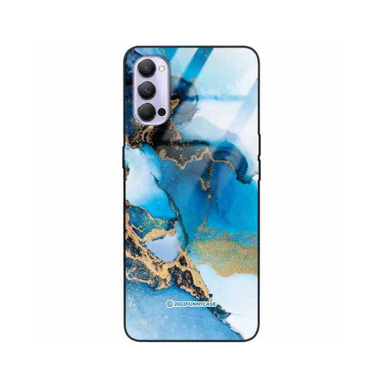 ETUI BLACK CASE GLASS NA TELEFON OPPO RENO 4 ST_UMA-101 WIELOKOLOROWE