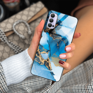 ETUI BLACK CASE GLASS NA TELEFON OPPO RENO 4 ST_UMA-101 WIELOKOLOROWE
