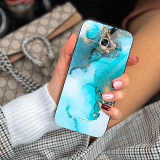 ETUI BLACK CASE GLASS NA TELEFON SAMSUNG GALAXY A5 2017 ST_UMA-102 WIELOKOLOROWE