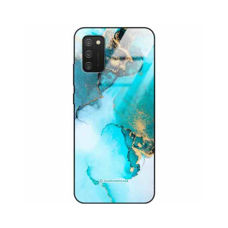 ETUI BLACK CASE GLASS NA TELEFON SAMSUNG GALAXY A02S ST_UMA-102 WIELOKOLOROWE