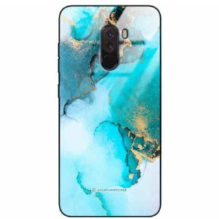 ETUI BLACK CASE GLASS NA TELEFON XIAOMI POCO F1 ST_UMA-102 WIELOKOLOROWE