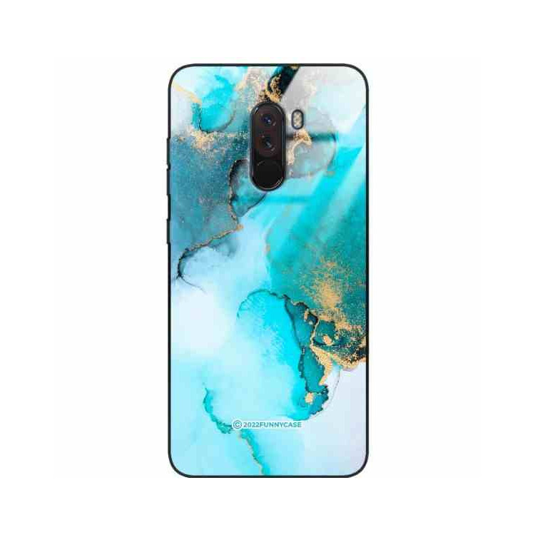 ETUI BLACK CASE GLASS NA TELEFON XIAOMI POCO F1 ST_UMA-102 WIELOKOLOROWE