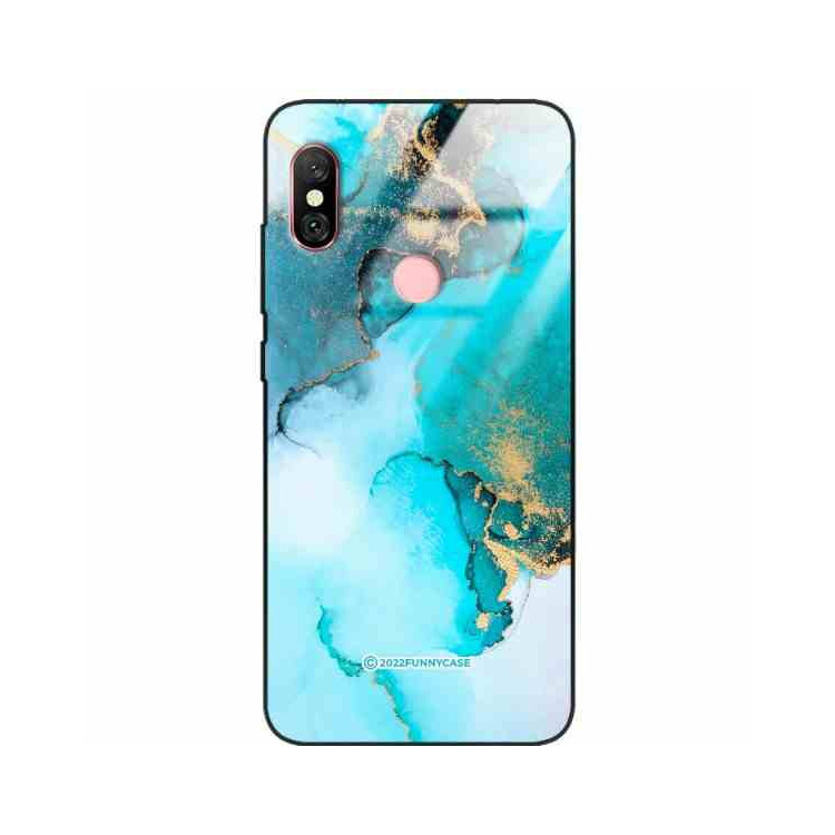 ETUI BLACK CASE GLASS NA TELEFON XIAOMI REDMI NOTE 6 / 6 PRO ST_UMA-102 WIELOKOLOROWE