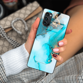 ETUI BLACK CASE GLASS NA TELEFON OPPO RENO 4 PRO ST_UMA-102 WIELOKOLOROWE