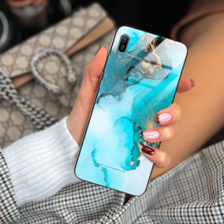 ETUI BLACK CASE GLASS NA TELEFON HUAWEI Y6 2019 ST_UMA-102 WIELOKOLOROWE