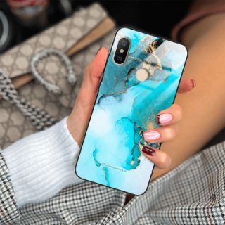 ETUI BLACK CASE GLASS NA TELEFON XIAOMI REDMI 6 PRO / MI A2 LITE ST_UMA-102 WIELOKOLOROWE