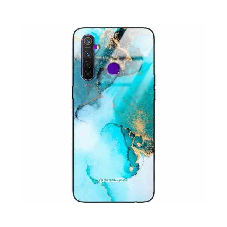 ETUI BLACK CASE GLASS NA TELEFON REALME 5 PRO ST_UMA-102 WIELOKOLOROWE