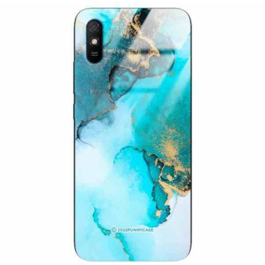 ETUI BLACK CASE GLASS NA TELEFON XIAOMI REDMI 9A ST_UMA-102 WIELOKOLOROWE