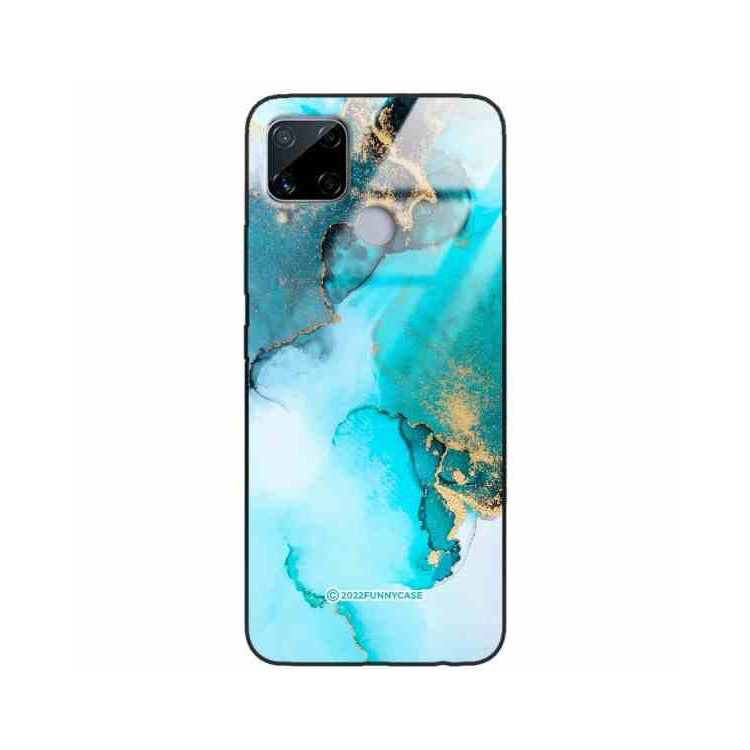 ETUI BLACK CASE GLASS NA TELEFON REALME C15 ST_UMA-102 WIELOKOLOROWE